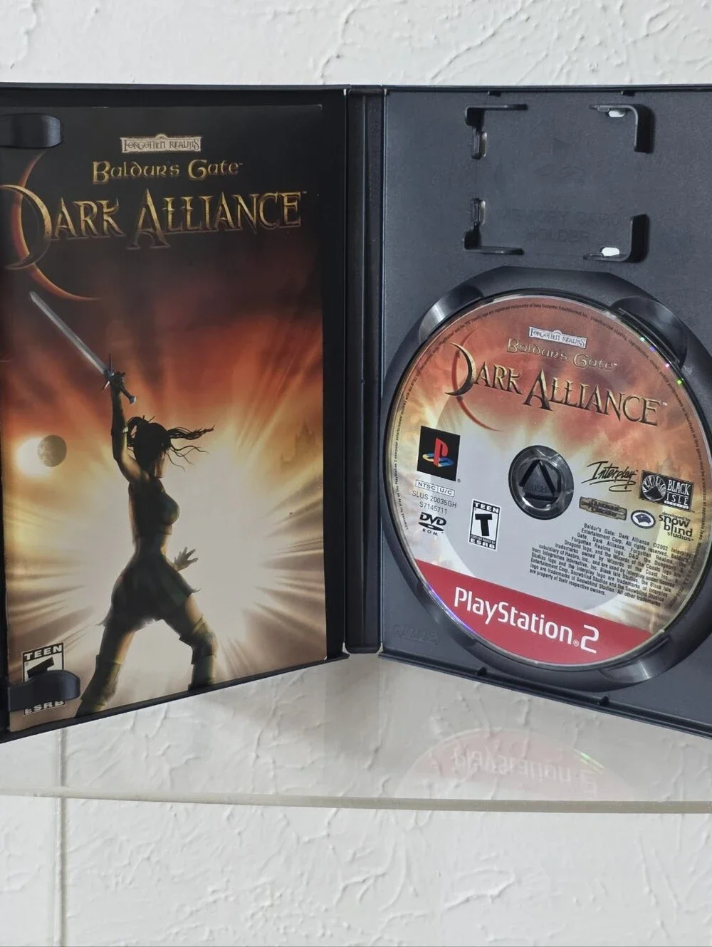 Baldur's Gate: Dark Alliance (Sony PlayStation 2, 2005) Vintage Video Game